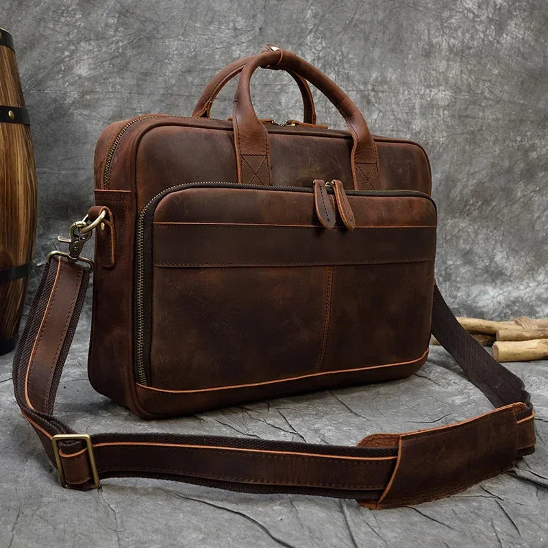 Cartable homme cuir