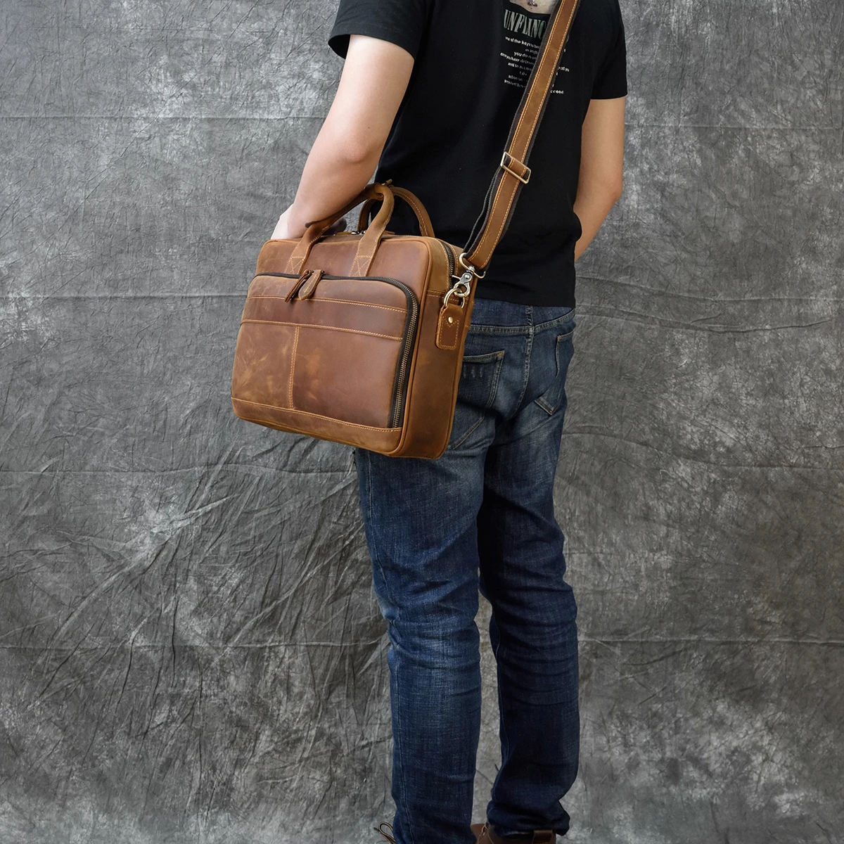 Cartable homme cuir
