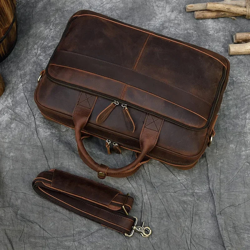Cartable homme cuir