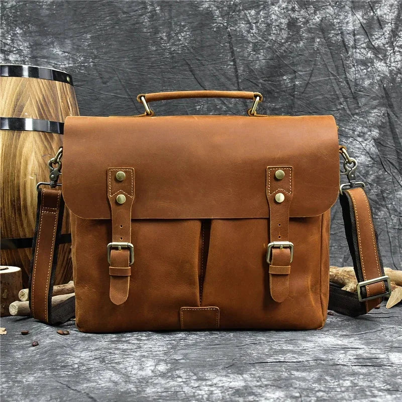 Cartable pour homme cuir