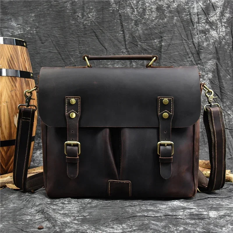 Cartable pour homme cuir