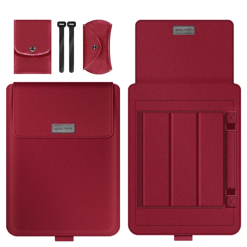 Étui pour ordinateur rehausseur rouge / 11 pouces