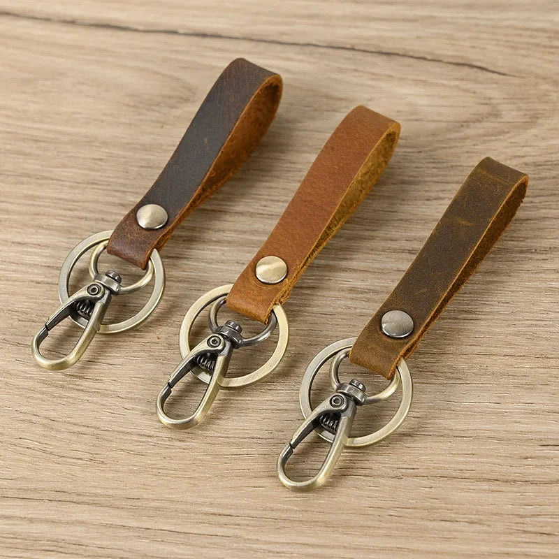 Lot de 3 porte-clés en cuir lot de 3 porte-clés fin