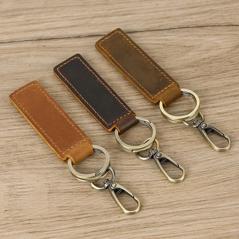 Lot de 3 porte-clés en cuir lot de 3 porte-clés large