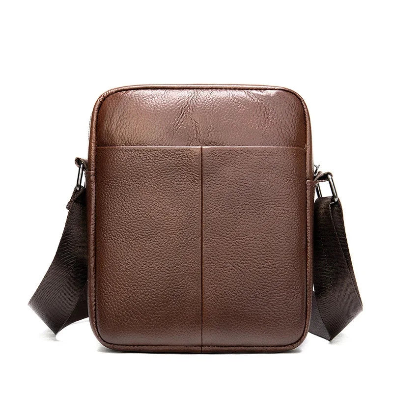 Mini sacoche bandoulière homme marron