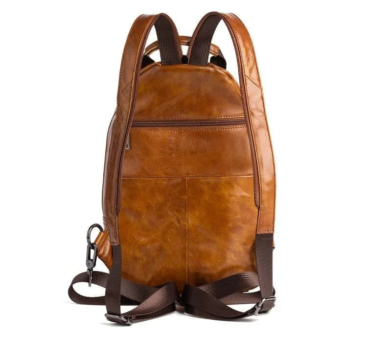 Petit sac à dos homme cuir