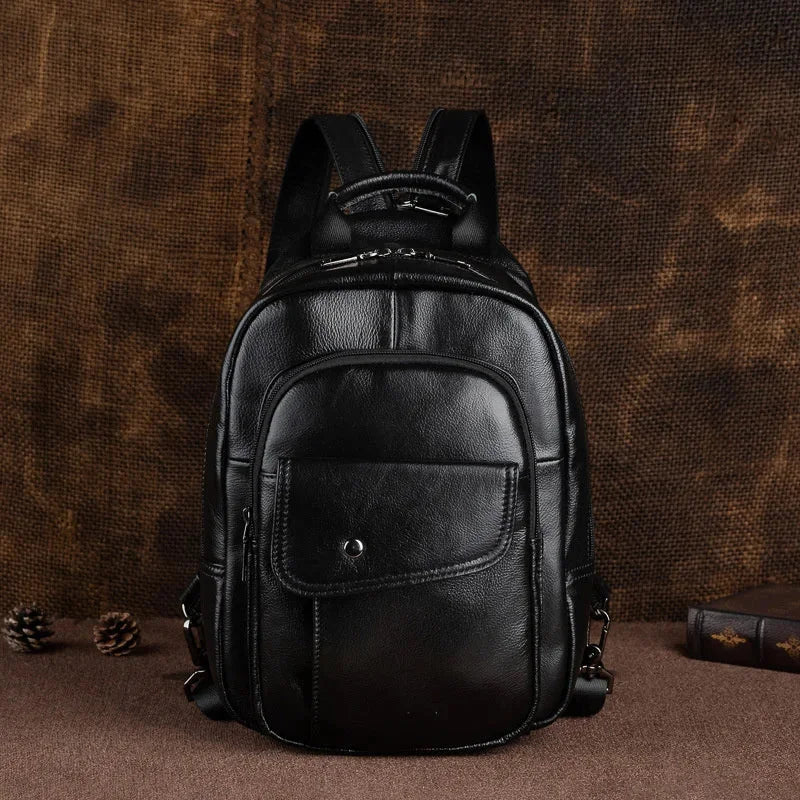 Petit sac à dos homme cuir