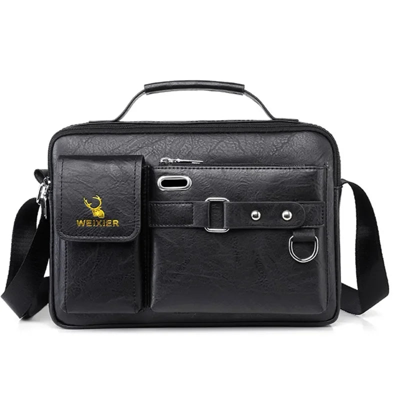 Petite sacoche voyage homme noir