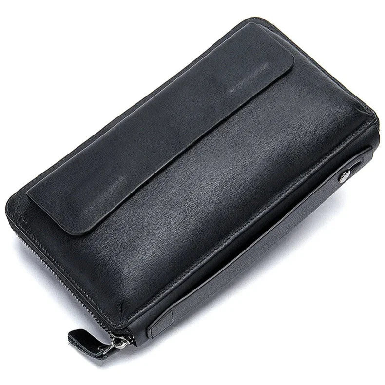 Pochette cuir homme