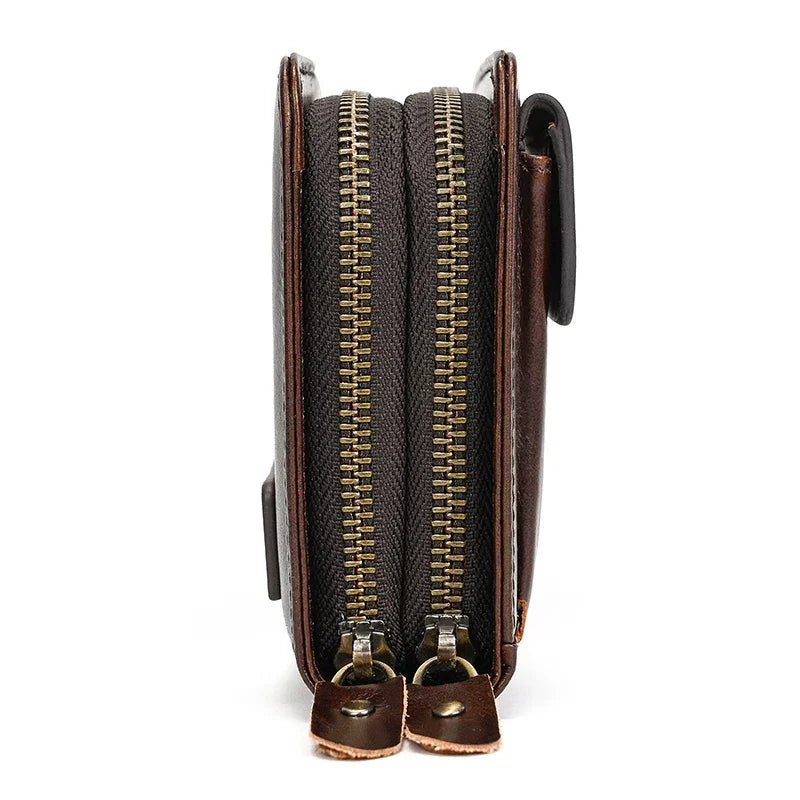 Pochette cuir homme