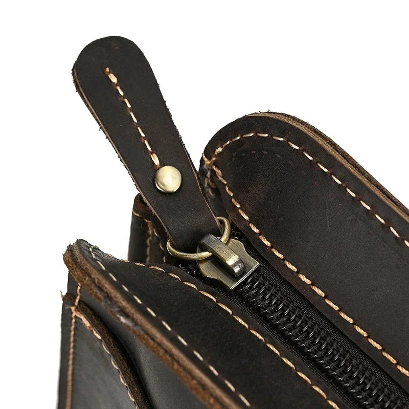 Pochette homme cuir