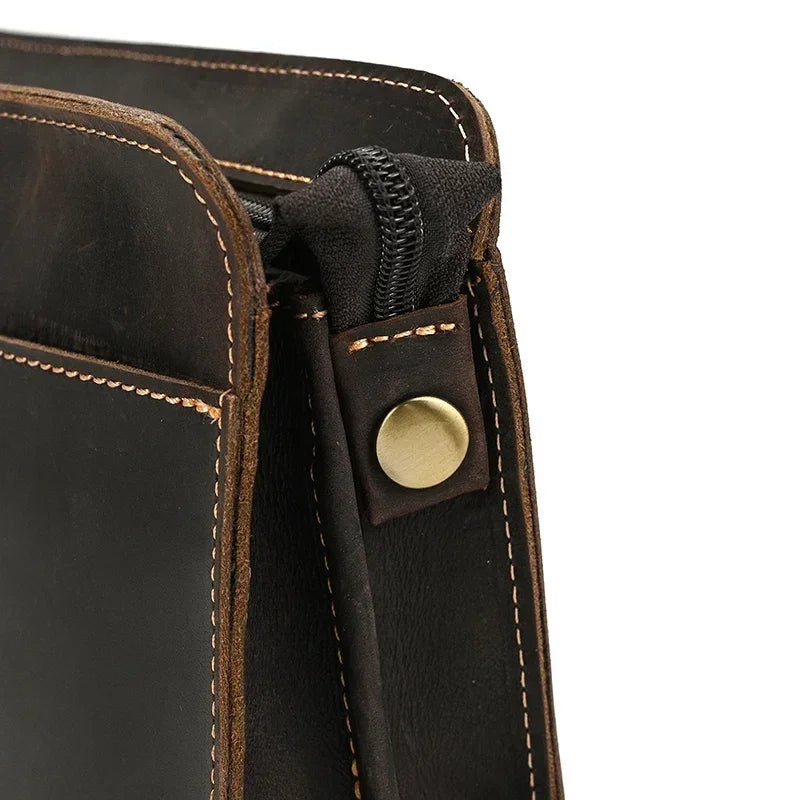 Pochette homme cuir