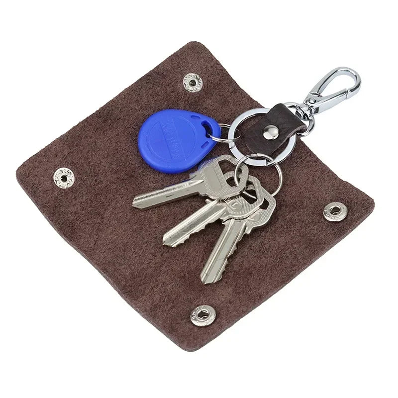 Pochette porte-clés homme en cuir