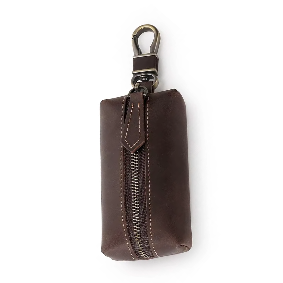 Porte-clé de voiture en cuir
