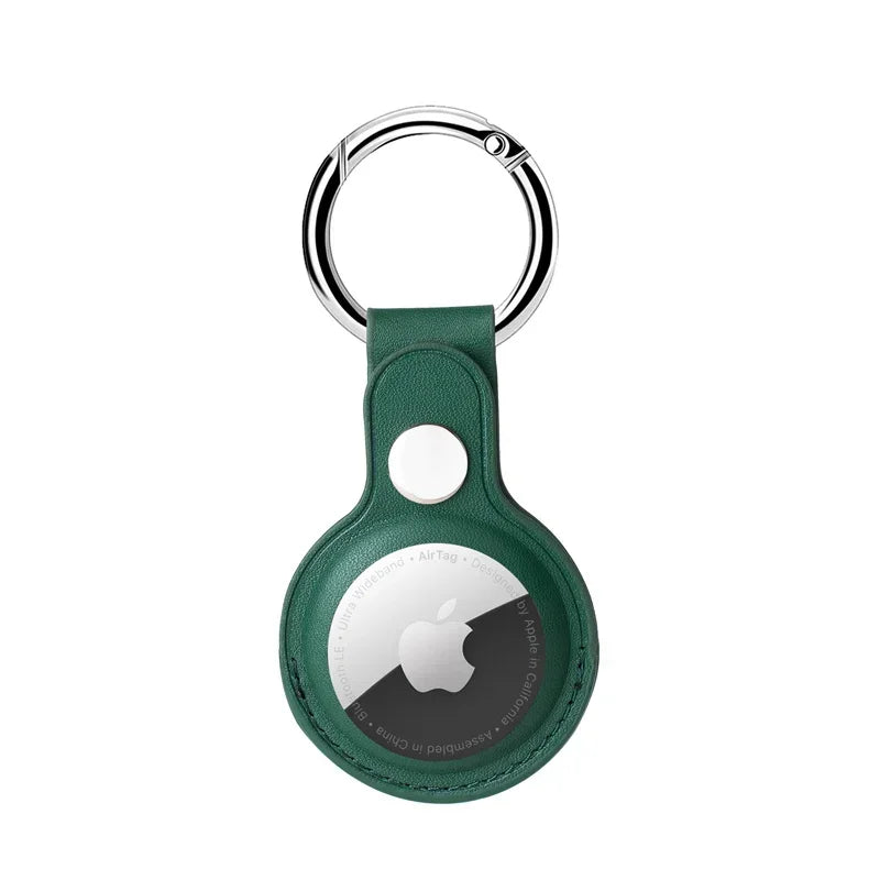 Porte-clés air tag vert