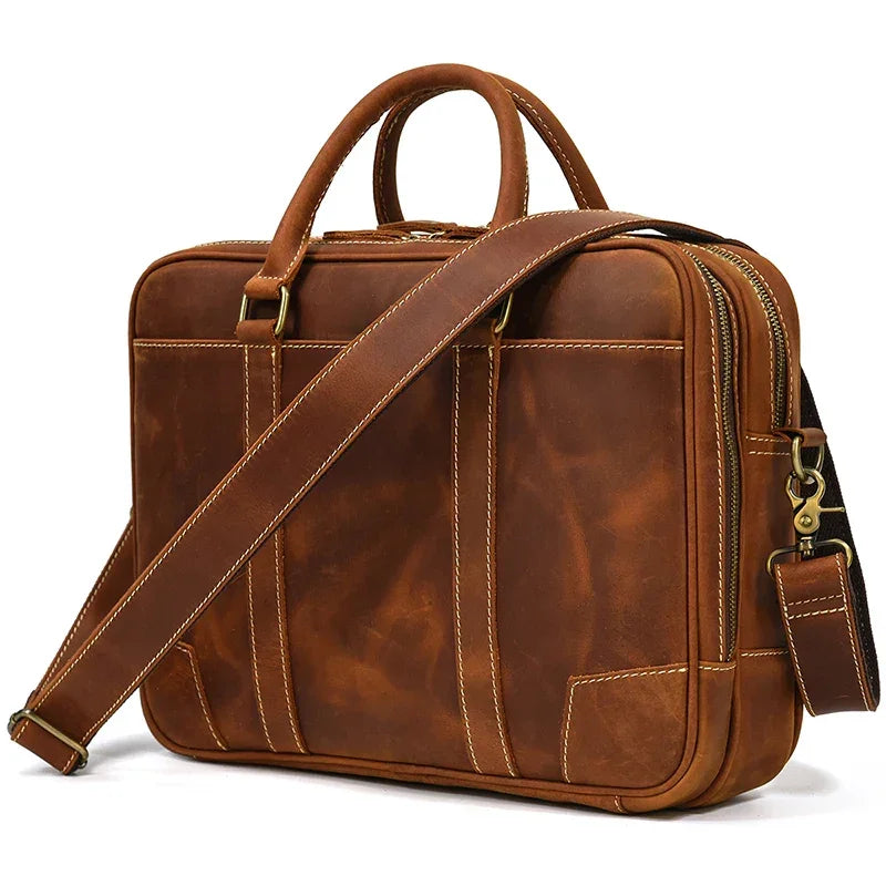 Porte-document en cuir homme