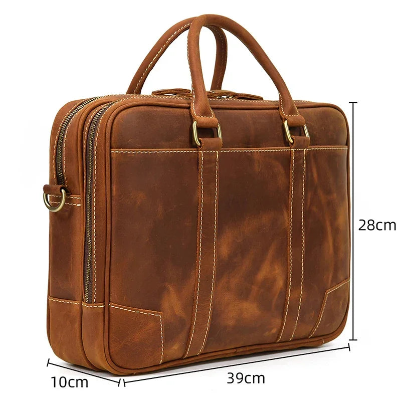 Porte-document en cuir homme