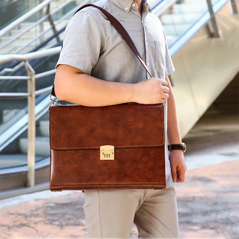 Porte-document luxe à serrure