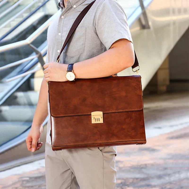 Porte-document luxe à serrure