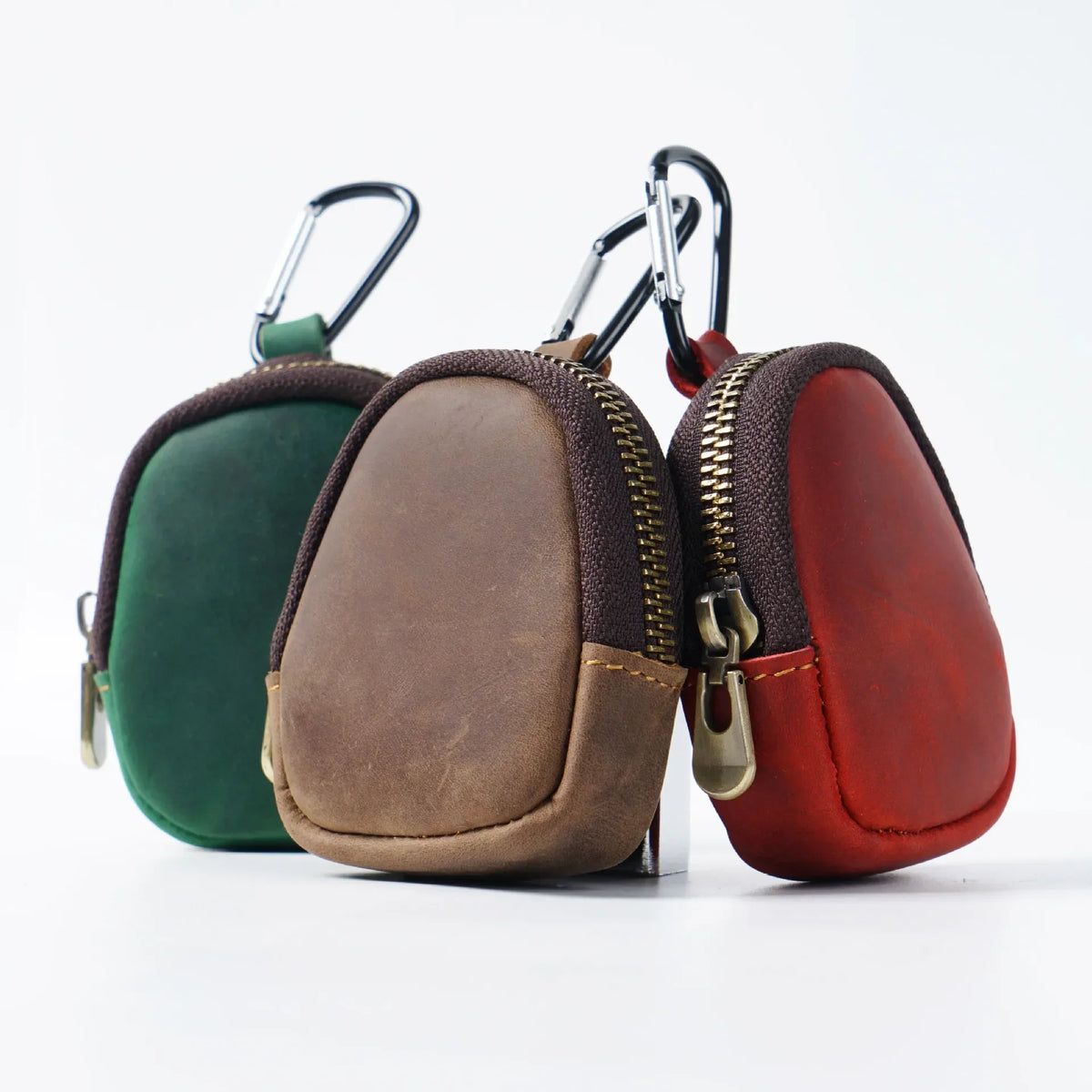 Porte-monnaie porte-clés multifonctions en cuir