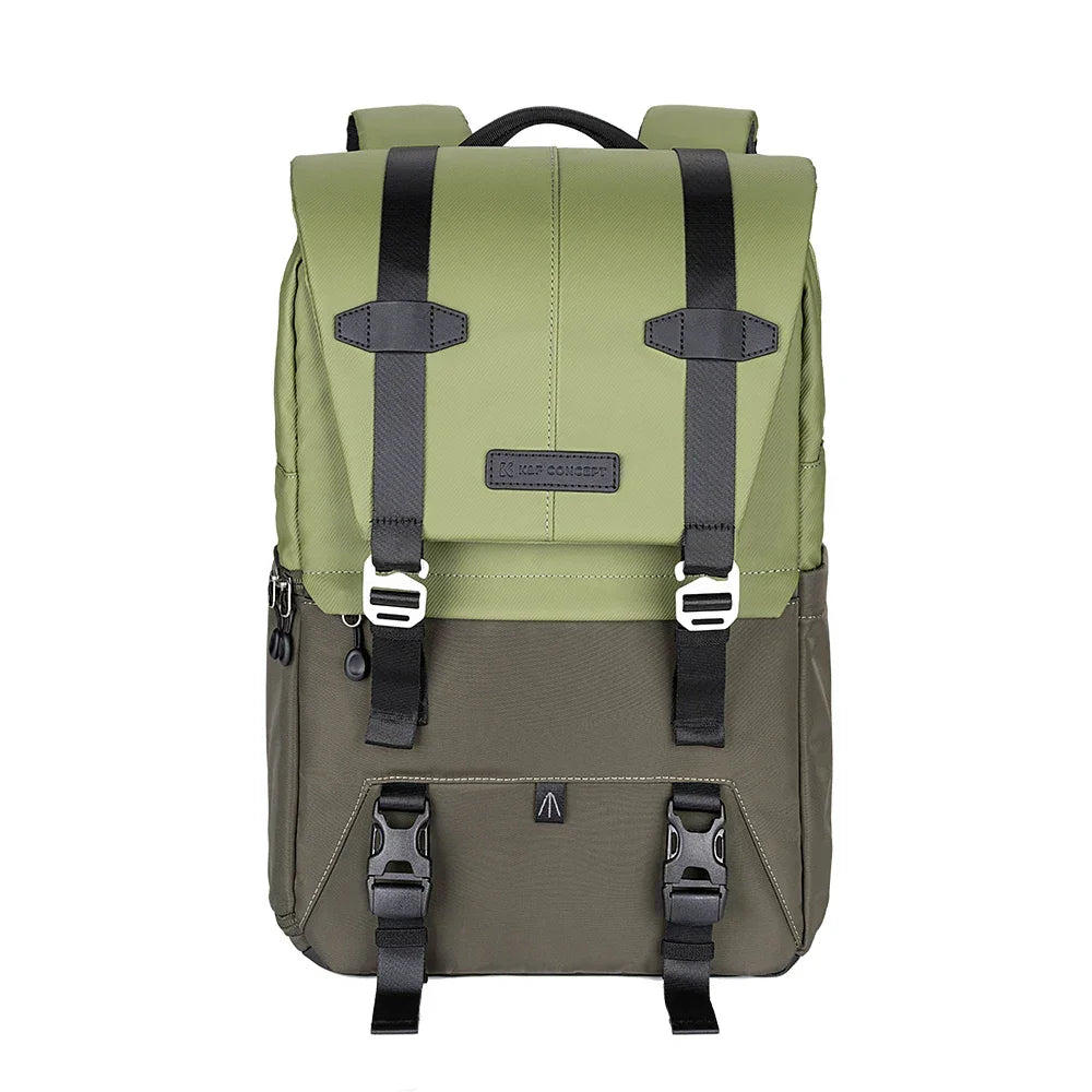 Sac à dos appareil photo randonnée vert