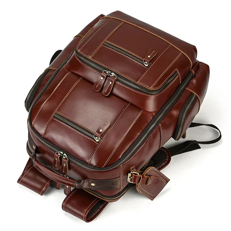 Sac à dos cuir homme vintage