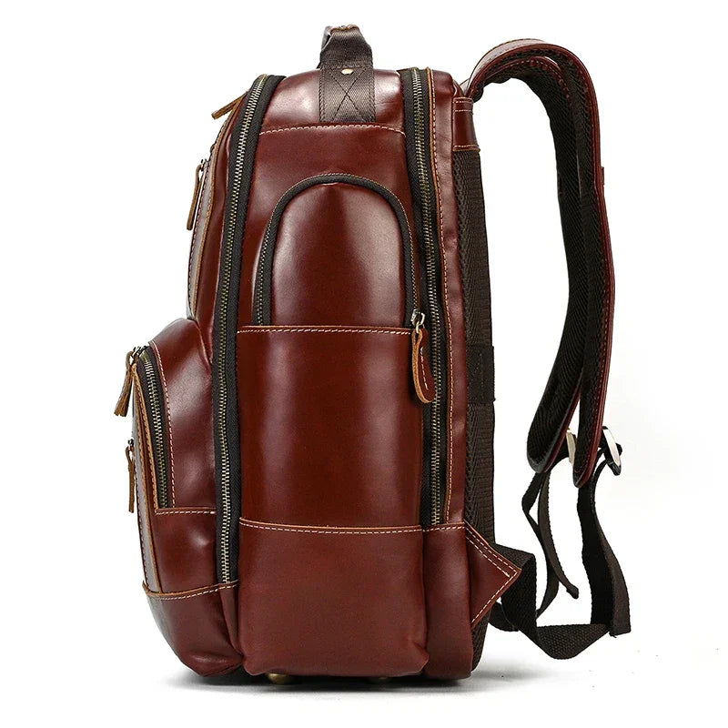Sac à dos cuir homme vintage