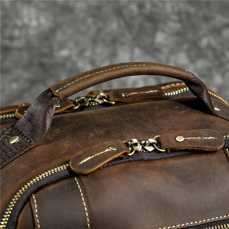 Sac à dos cuir homme vintage