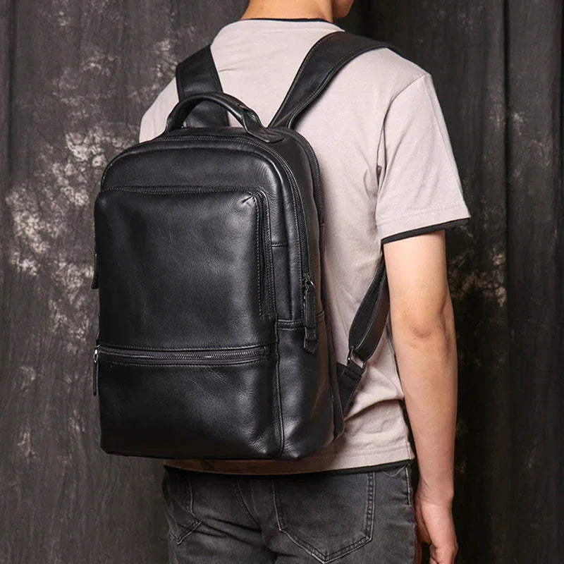 Sac à dos cuir ordinateur