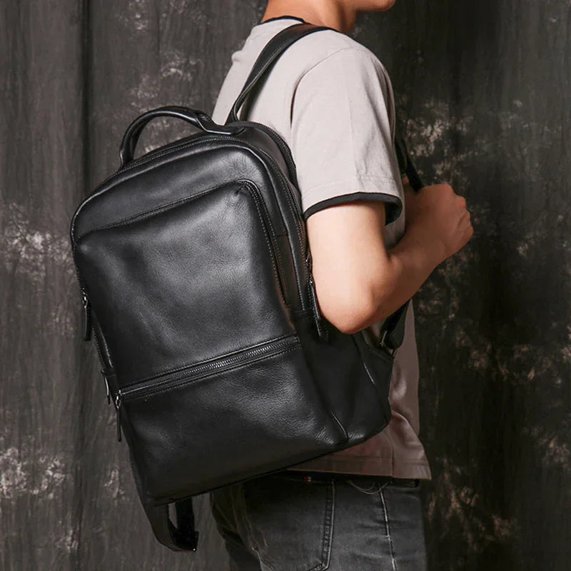 Sac à dos cuir ordinateur