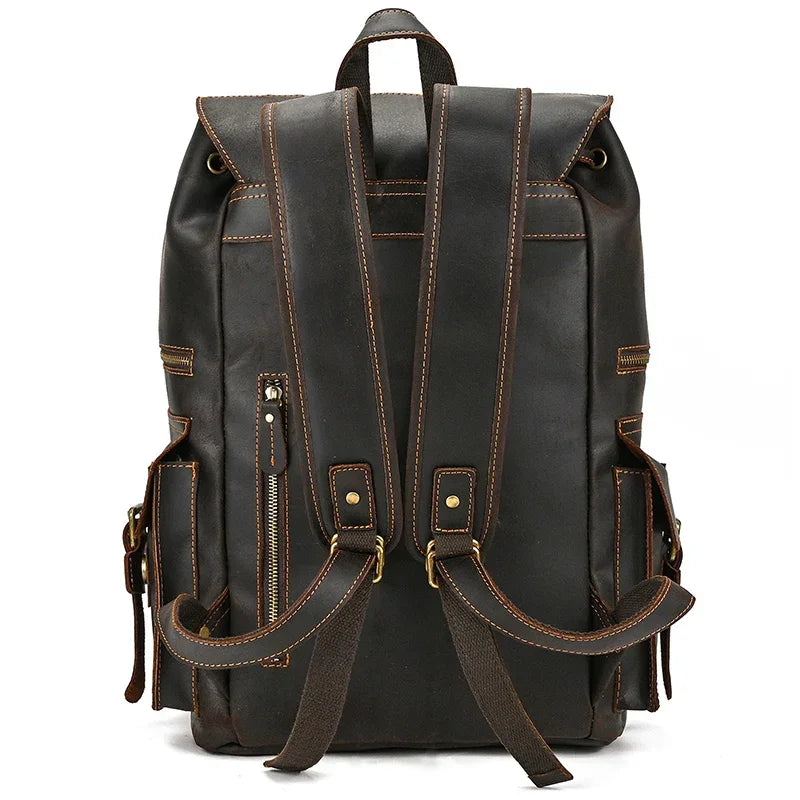 Sac à dos cuir vintage homme