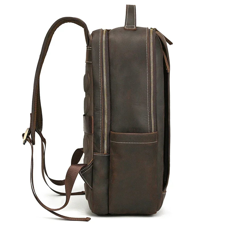 Sac à dos en cuir ergonomique