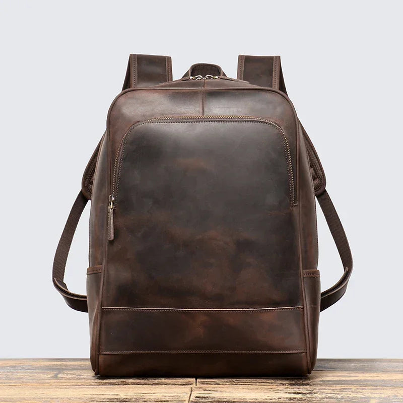 Sac à dos en cuir henri