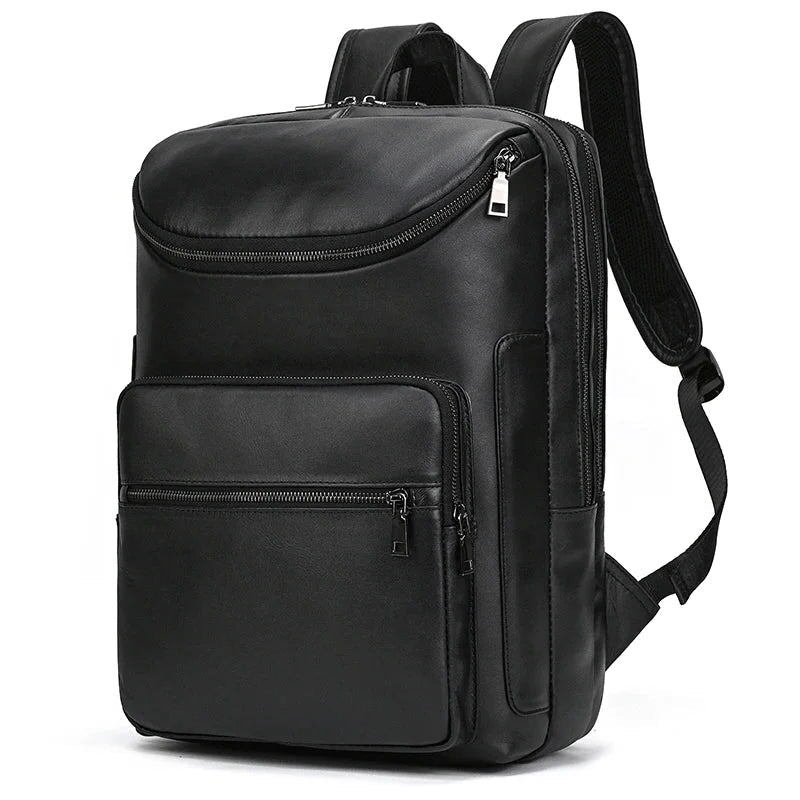 Sac à dos en cuir homme elio noir
