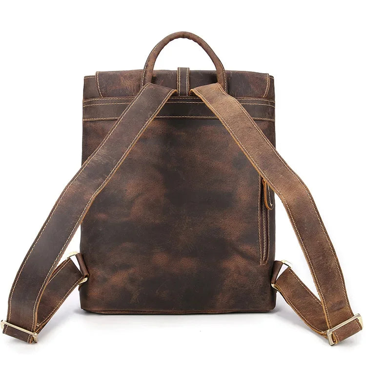 Sac à dos en cuir louis