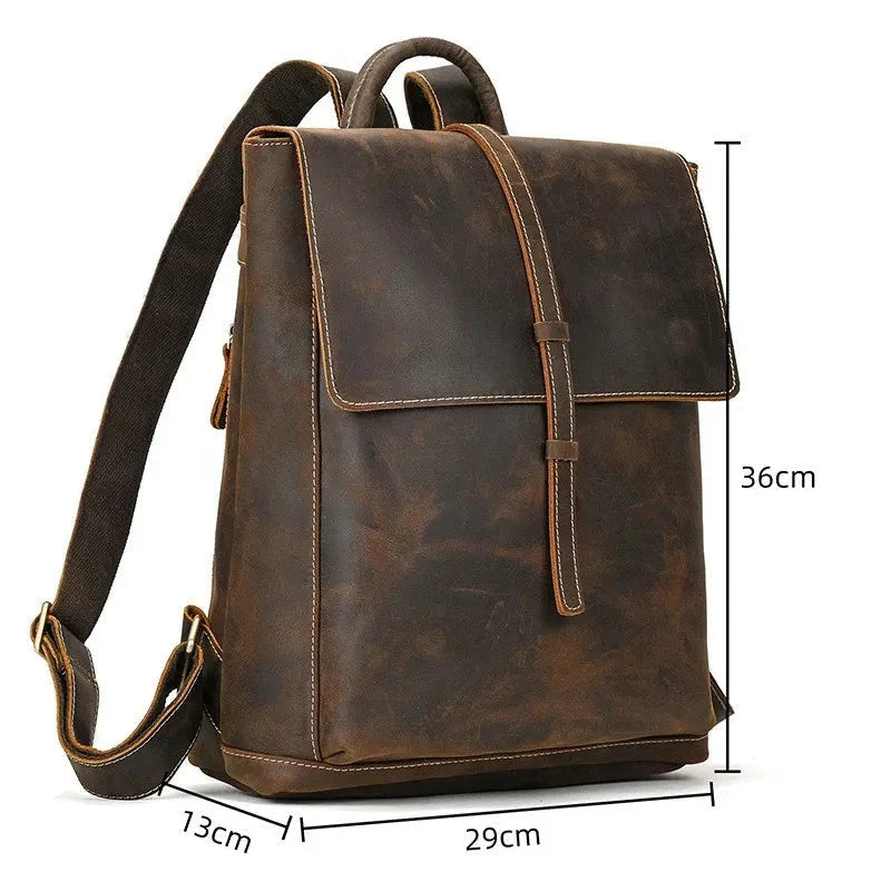 Sac à dos en cuir louis