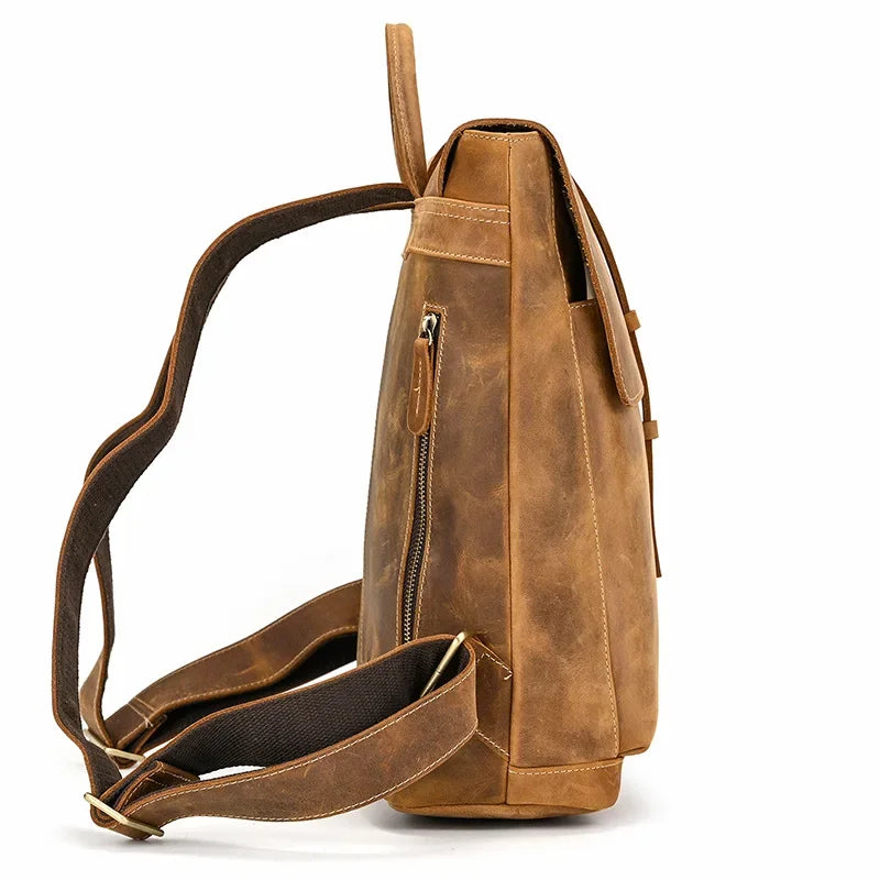Sac à dos en cuir louis