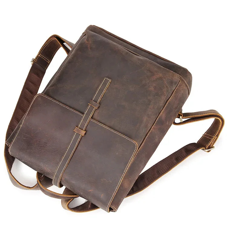 Sac à dos en cuir louis