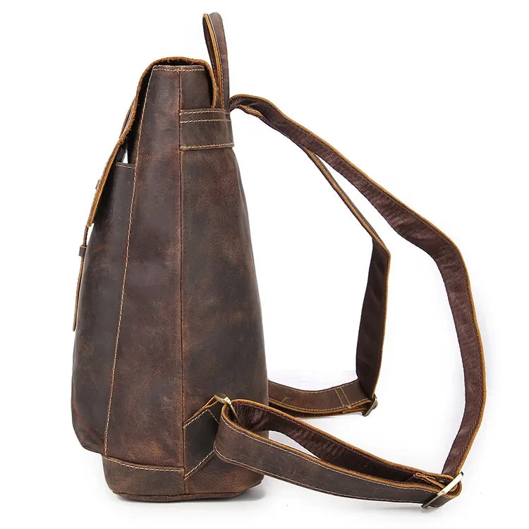 Sac à dos en cuir louis