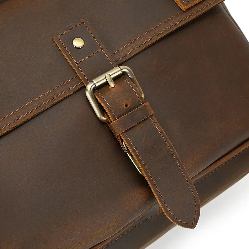 Sac à dos en cuir pour homme vintage