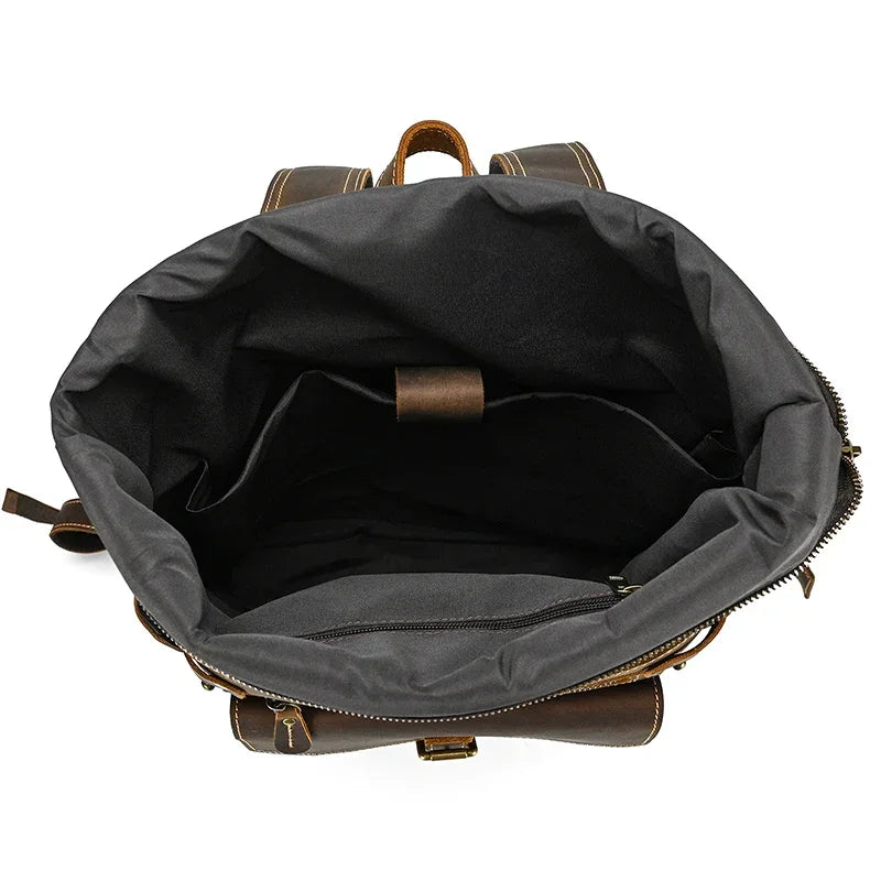 Sac à dos homme cuir marron