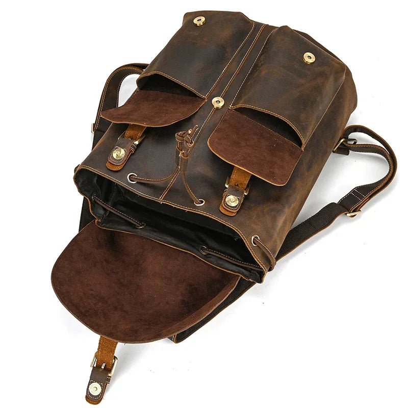 Sac à dos homme cuir vintage