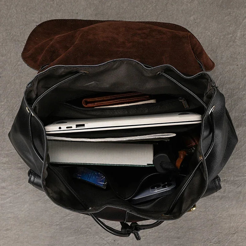 Sac à dos homme cuir vintage