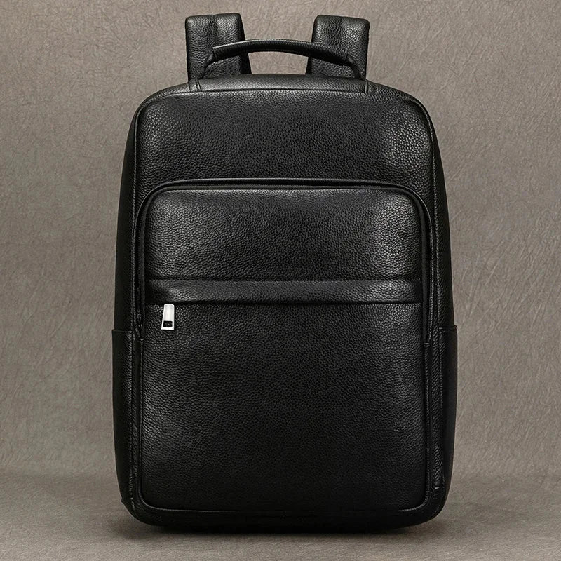Sac à dos noir cuir