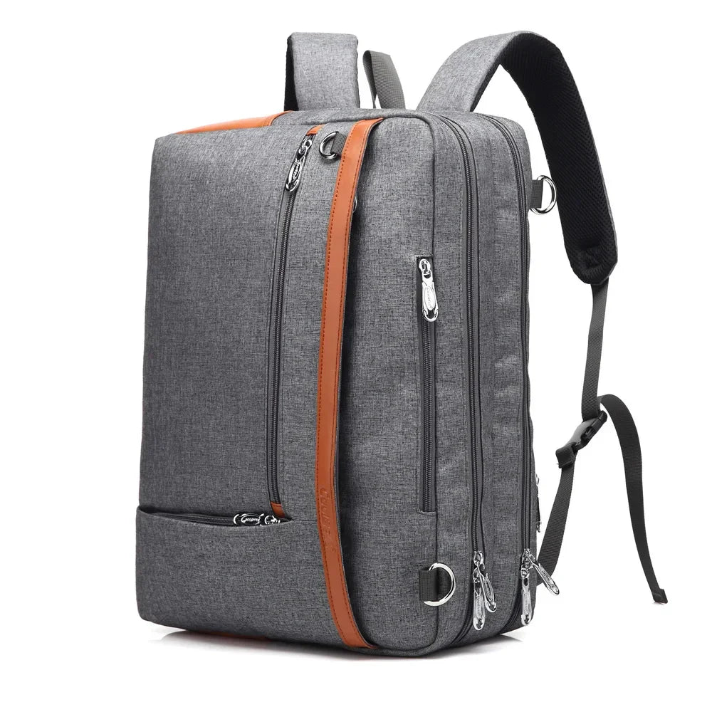 Sac à dos ordinateur convertible gris