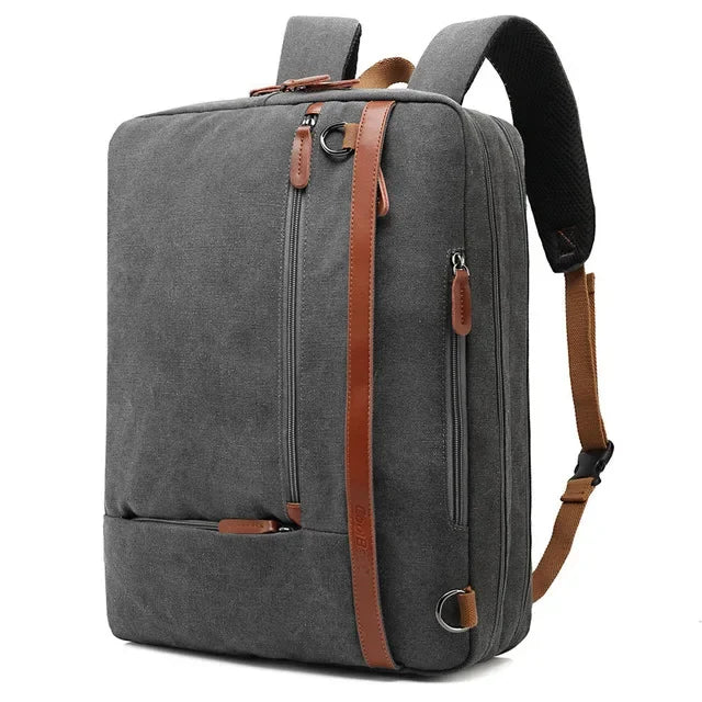 Sac à dos ordinateur convertible gris foncé