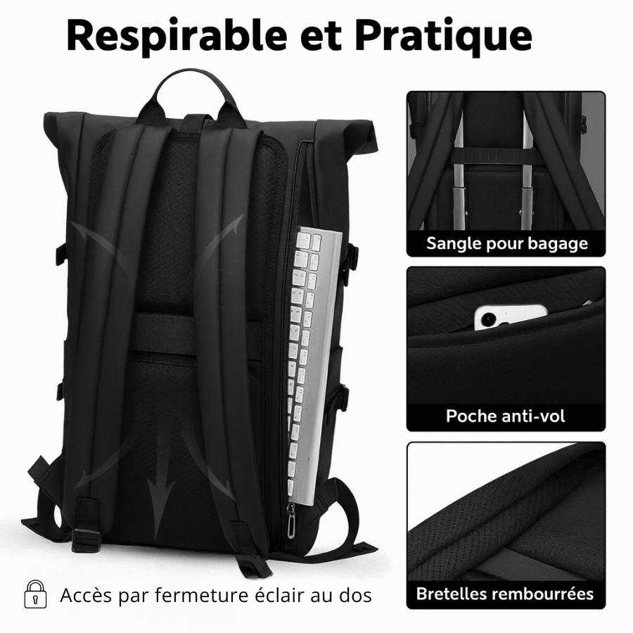 Sac à dos roll top