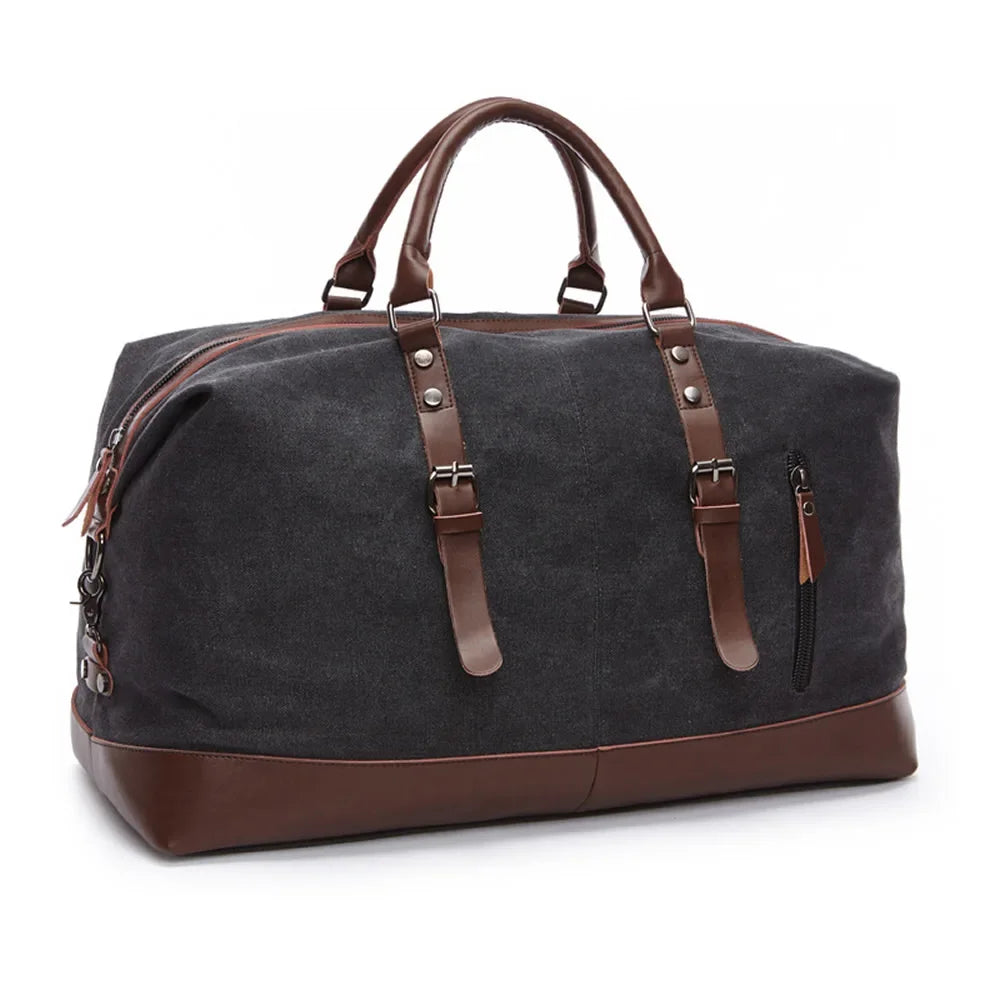 Sac de voyage en toile noir