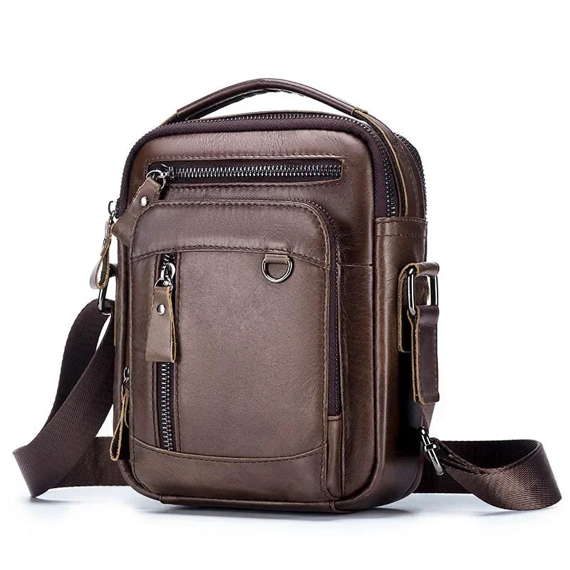 Sacoche à bandoulière homme marron