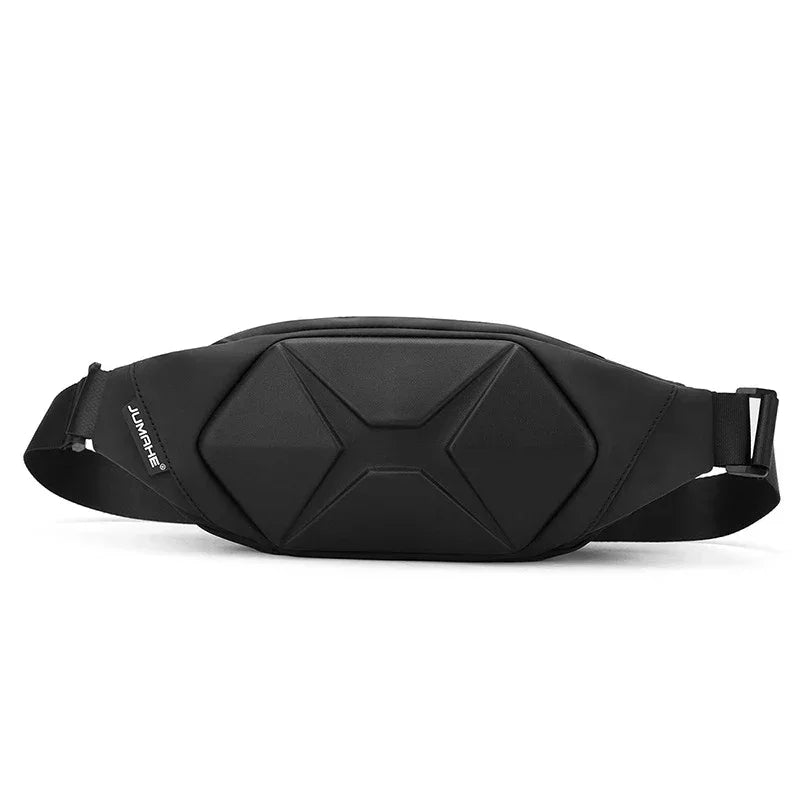 Sacoche banane homme moderne noir